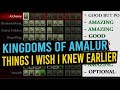 Things I Wish I Knew Earlier - KINGDOMS OF AMALUR RE-RECKONING