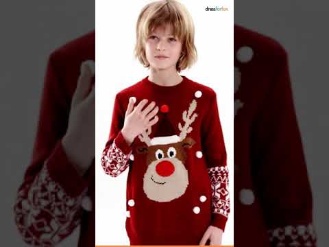 Generisch Kinder Pullover Jungen Christmas Sweater  Produktbild-Vorschau 2