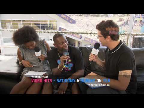 Video Hits Interviews Dizzee Rascal at the Auckland Big Day Out 2010