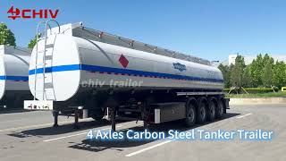 New CHIV Trailer High quality Chinese 4 axles oil tanker trailers for sale fuel tank trailer | Image 4 - Autoline