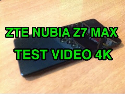 ZTE Nubia Z7 Max - test video in 4K
