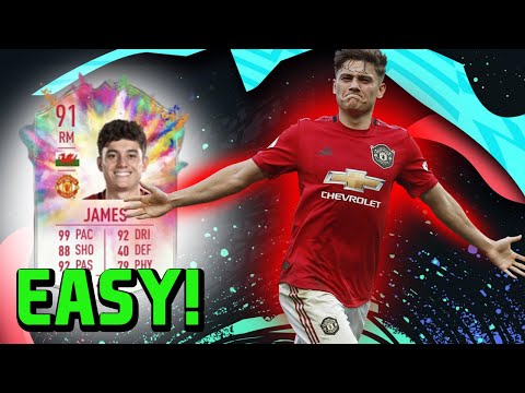 EASY OBJECTIVE IS IT WORTH IT!? DANIEL JAMES PLAYER REVIEW (FIFA 20 ultimate team)