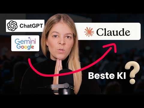 Thumbnail zu Claude AI wird dein Leben verändern 🤯 besser als ChatGPT?