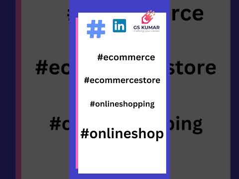 LinkedIn Hashtags for E-Commerce  2023 #shorts #youtubeshorts #ecommerce #ecommercebusiness #yt