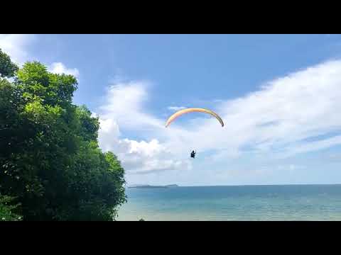 Décollage parapente saziley - Mtsamudu - Mayotte (24/04/2022)