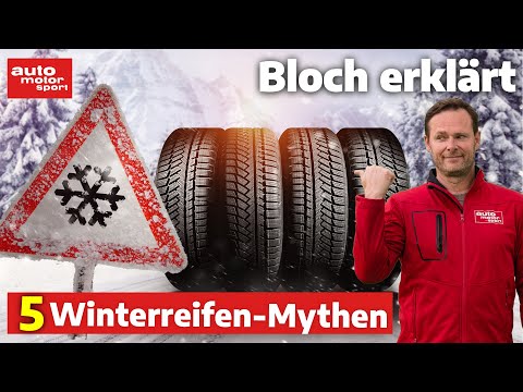 Winterreifen: Die 5 größten Mythen - was wirklich zählt! Bloch erklärt #258 | auto motor und sport