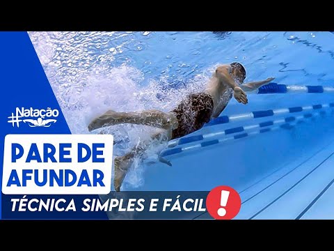 PARE de afundar NADANDO!