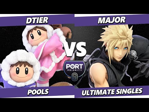 Port Priority 9 - Dtier (Ice Climbers) Vs. Major (Cloud) Smash Ultimate - SSBU