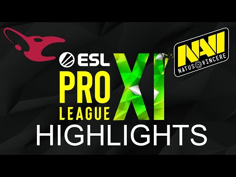 Mousesports vs Natus Vincere ESL Pro League Highlights | CSGO