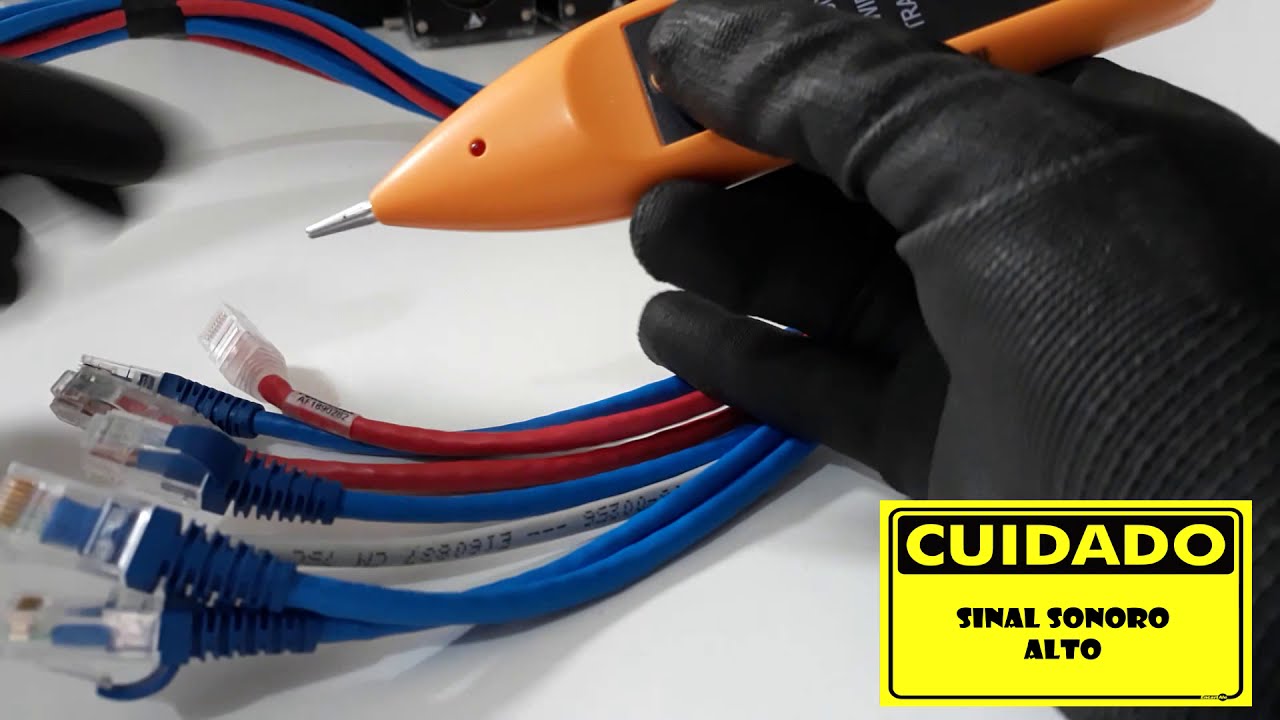 Como localizar cabo de rede?