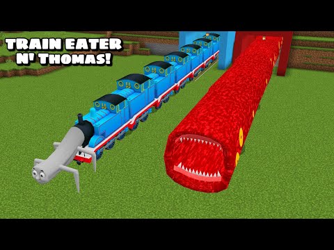 I found TRAIN EATER AND WORM THOMAS in Minecraft - Gameplay - Coffin Meme