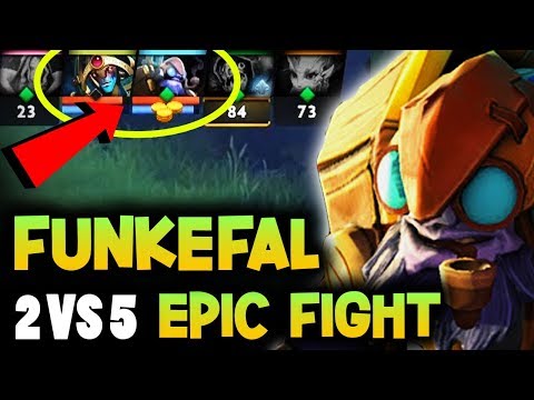 FuN^KeFaL - Reason Why We Call Him Tinker God 2 vs 5 Epic Fight Dota 2