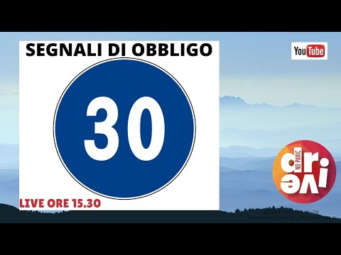QUIZ PATENTE LIVE Argomento SEGNALI DI OBBLIGO
