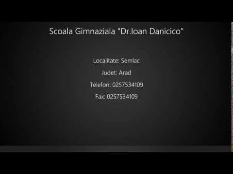 Scoala Gimnaziala "Dr.Ioan Danicico" Semlac