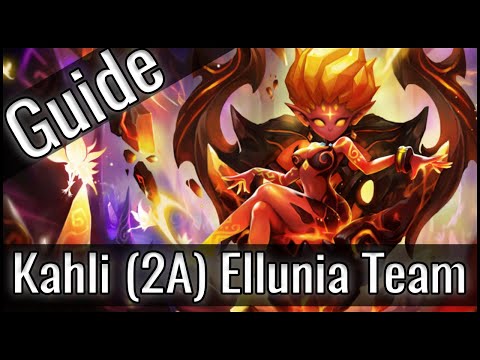 SUMMONERS WAR: Kahli (2A) Ellunia Remains Team Guide (German / Deutsch)
