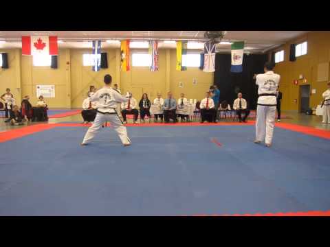 YON-GAE - Eastern Canadian TKD Championships 2013 - Mens 4th dan Finals