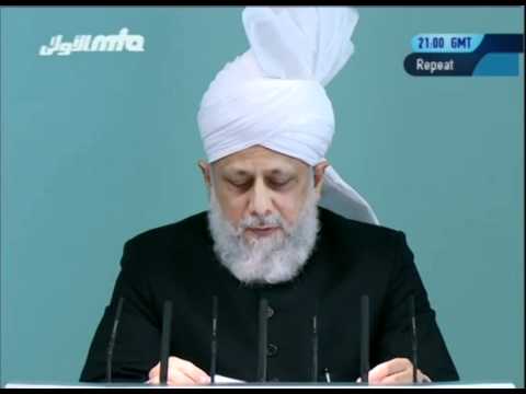 Freitagsansprache 2. September 2011 - Frömmigkeit bei den Neukonvertiten der Ahmadiyya Jamaat