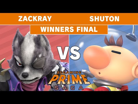 2GG: Prime Saga GW | Zackray (Wolf) vs SST | Shuton (Olimar) Top 8 Winners Final - Smash Ultimate