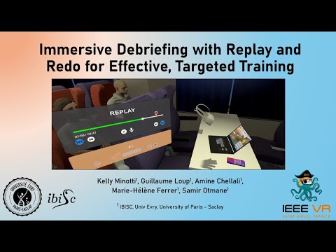 IEEE VR 2025 - Poster - Immersive Debriefing with Review and Redo for Effective, Targeted Training