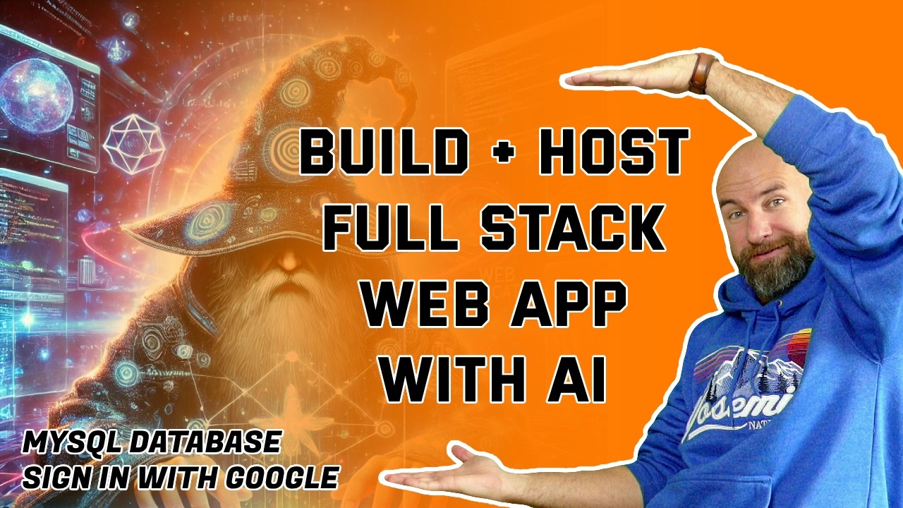 AI | How to Build & Host a Full-Stack Web Application for Beginners | MySQL & Google Sign-In
