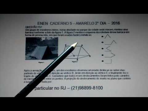 Questão 157 do ENEM  caderno 5 amarelo - 04/12/2016