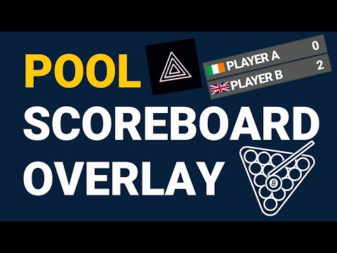 Professional Pool Scoreboard for Livestreams with PRISM Live