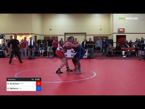 2018 Marine Corps US Open/Masters B Greco Roman 100 Quarters - Brandon Gruchow (West) Vs. Octavius