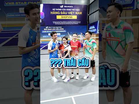 Được bao nhiêu trái cầu ? #vnb #badminton #caulong #shorts