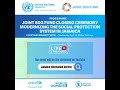 Joint SDG Fund Closing Ceremony: Modernizing the Social Protection System in Jamaica