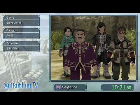Suikothon IV - Suikoden III (Any%) by Seiglance (Part 1)