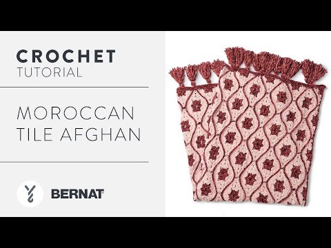 Crochet Blanket Pattern: Moroccan Tile Afghan Tutorial