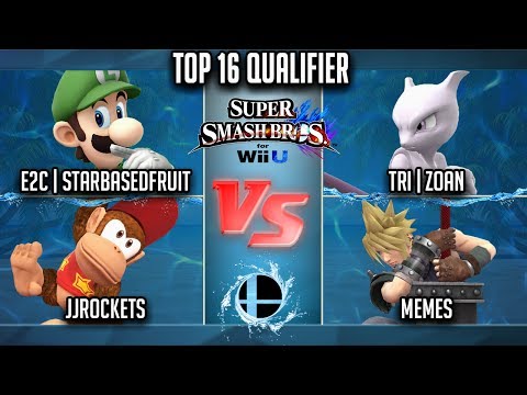 Smash'N'Splash 3  TOP 16 QUALIFIER - E2C | StarbasedFruit + JJROCKETS vs Tri | Zoan + MEMES