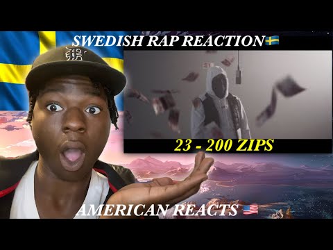 American Reacts to Swedish Drill! 23 - 200 ZIPS (OFFICIELL MUSIKVIDEO) #AMERICANREACTS SWEDISHDRILL