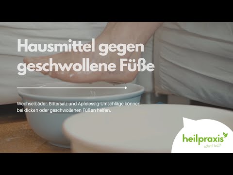 Hausmittel gegen geschwollene Füße