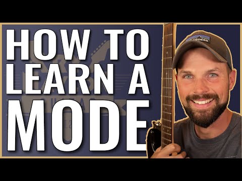 How to visualize and learn modes on guitar
