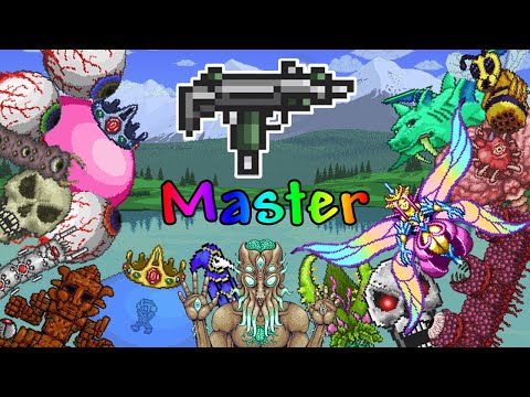 Uzi vs All Bosses | Terraria (Master Mode)