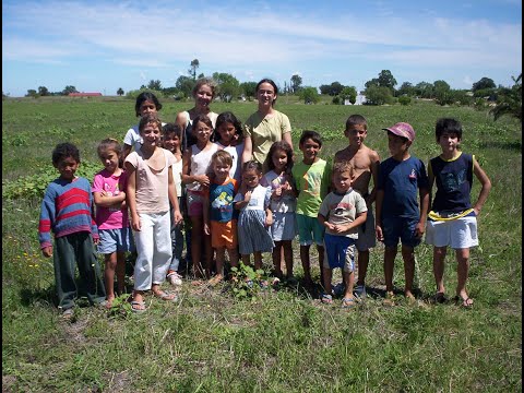 Escuela ruran N 30 (Paso de los Francos)Volando paramotor sobre Enbalse Canelon Grande.