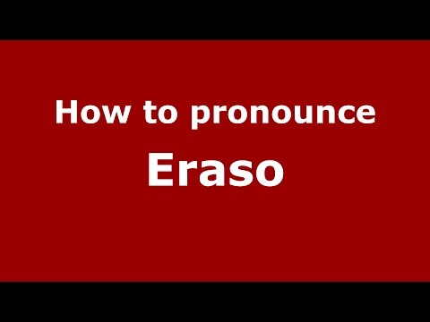 How to pronounce Eraso (Colombian Spanish/Colombia)  - PronounceNames.com