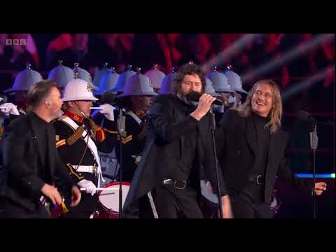 Take That Coronation Performance, Greatest Day, Shine, Never Forget.