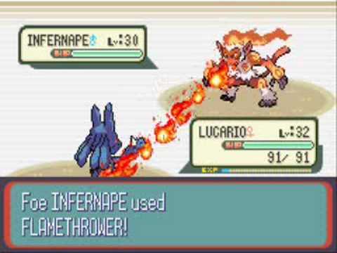 Pokemon Ruby Destiny - Battle vs Leader Banshee