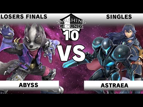 Smashing Grounds 10 - Abyss (Wolf) Vs. Astraea (Dark Samus, Lucina) - Losers Finals - SSBU