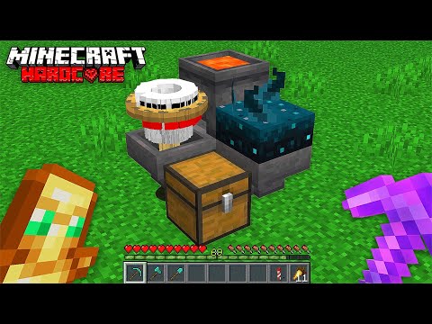 I Built The SMALLEST Automatic Farms in Minecraft Hardcore!