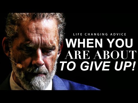 WATCH WHEN YOU FEEL LIKE GIVING UP! - Best of Jordan Peterson Greatest Advice