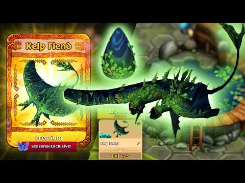 KELP FIEND - Max Level 175 — New Premium Seashocker Showcase | Dragons: Rise of Berk — Update 1.74