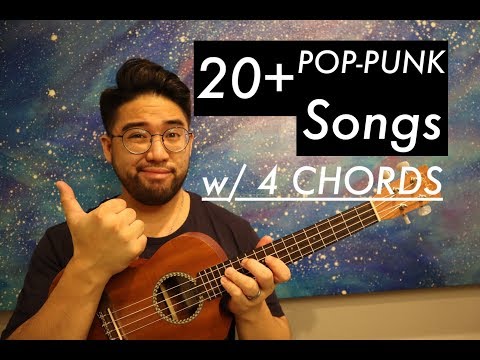 20+ Pop Punk Songs with ONLY 4 Chords Ukulele for Beginners