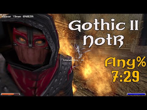 Gothic 2 NotR Any% Speedrun in 7:29 (Former WR)