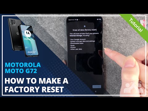 Motorola moto 72 - How to reset to factory settings • 📱 • 🅧 • ⏬ • | Tutorial