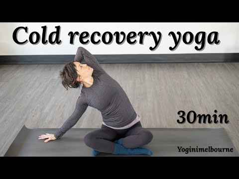Cold recovery gentle yoga | chest, lungs & side body | 30min