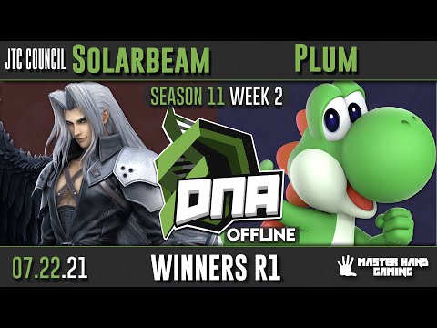 DNA [OFFLINE] S11:W2 - JTC Council | Solarbeam (Sephiroth) vs Plum (Yoshi) - WR1