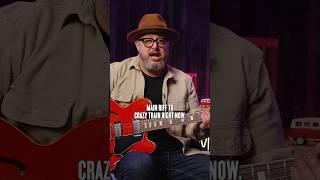 How to play CRAZY TRAIN main riff